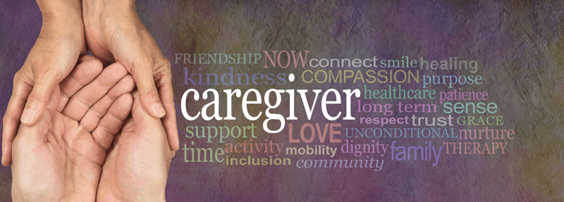 caregiver word collage